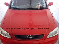 Opel Astra rot, verblichen